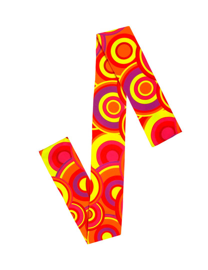 70. roky oranžová bublina dospelých banner