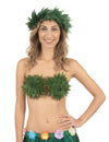 Bandeau feuilles tropicales pour femme vert