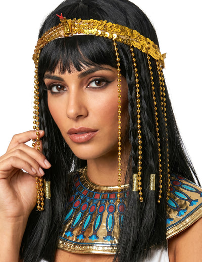 Egyptský zlatý hadí čelenka