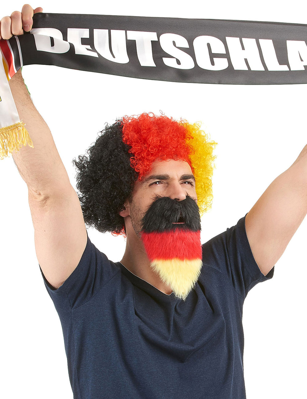 Portrait de supporter de la Barbe Allemagne