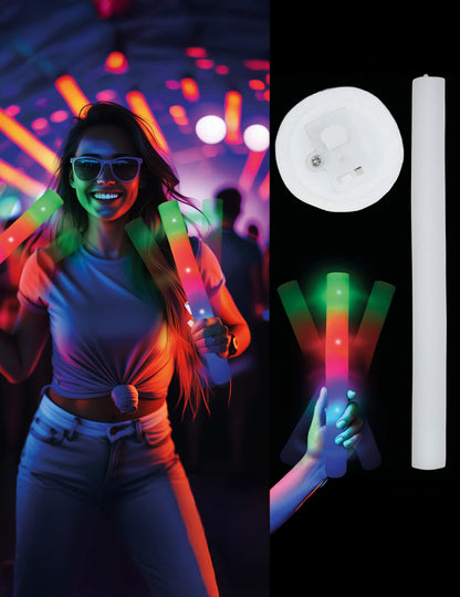 48 viacfarebných LED tyčíc cm