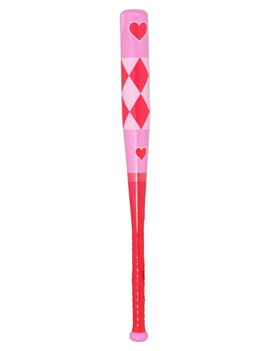 Ružová pálka so srdcom 73 cm