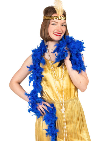 Tmavo modrá boa 40g