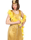 Boa en plumes pour adulte jaune 40g
