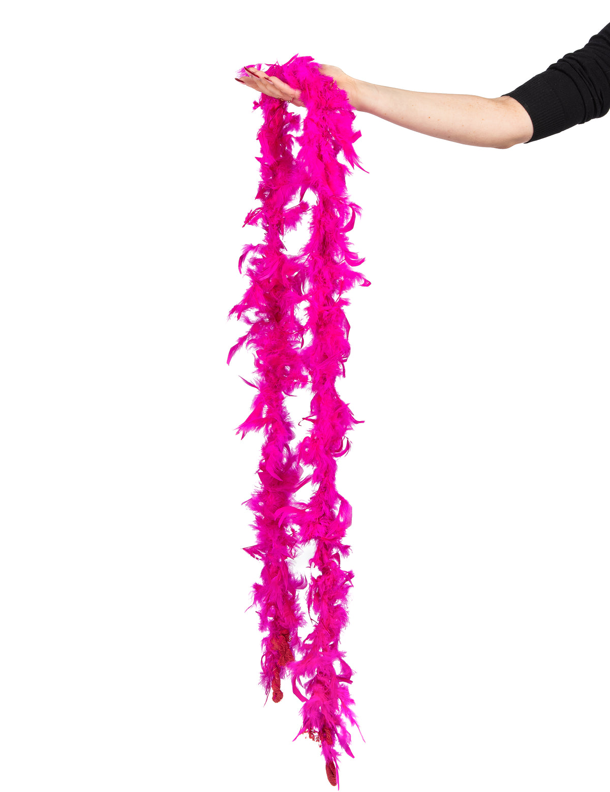 Boa en plumes pour adulte rose fuchsia 40g