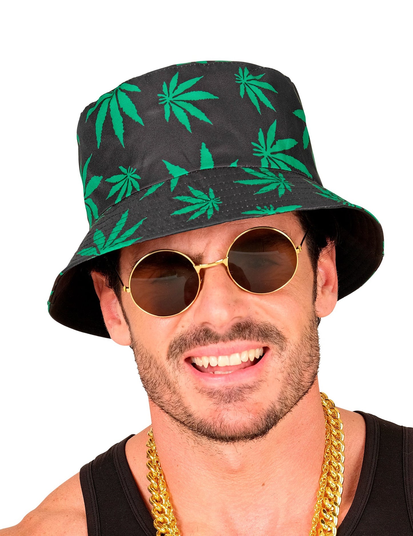 Rasta klobúk s listom pre dospelých 