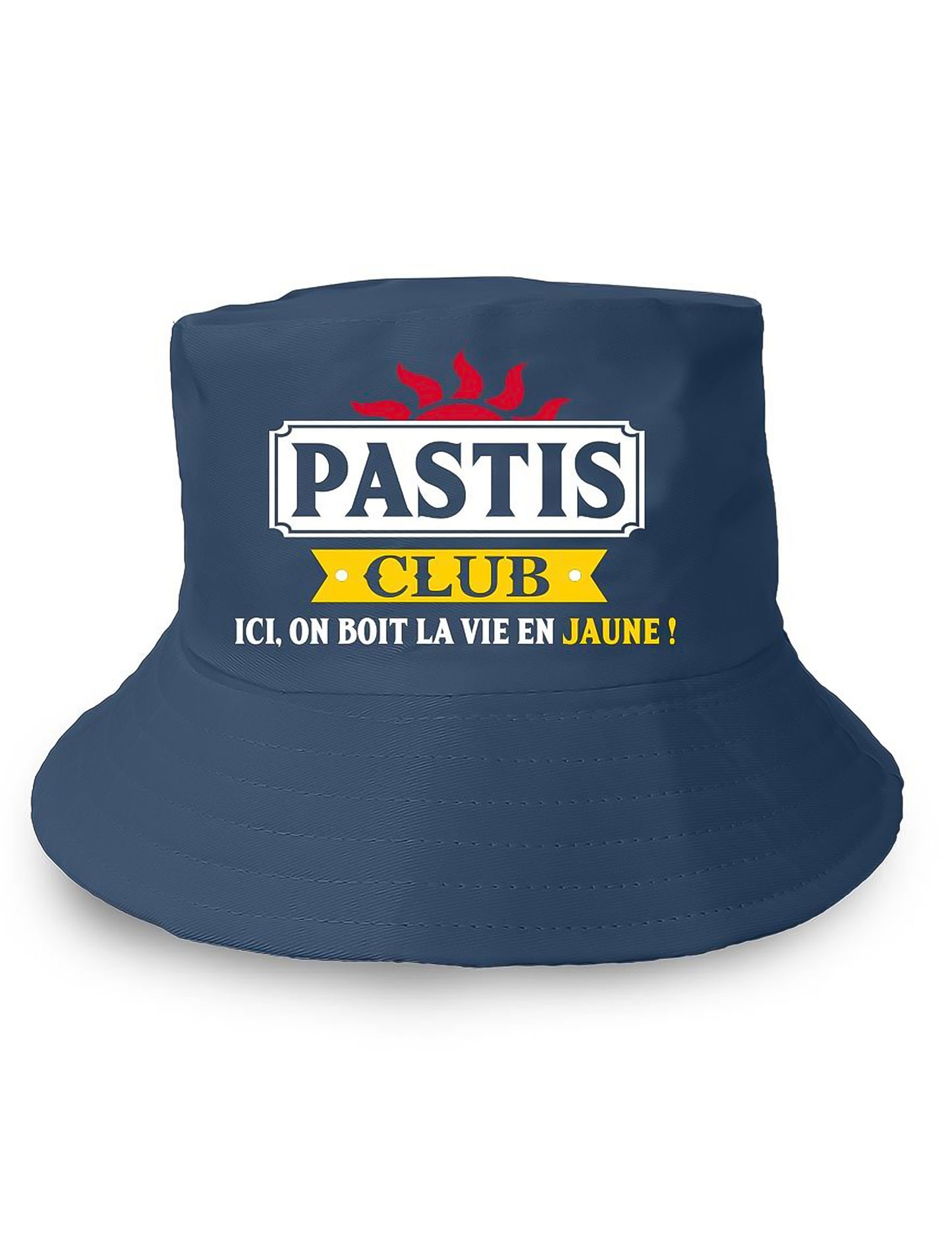 Modrá párty klobúk Pastis Club pre dospelých 
