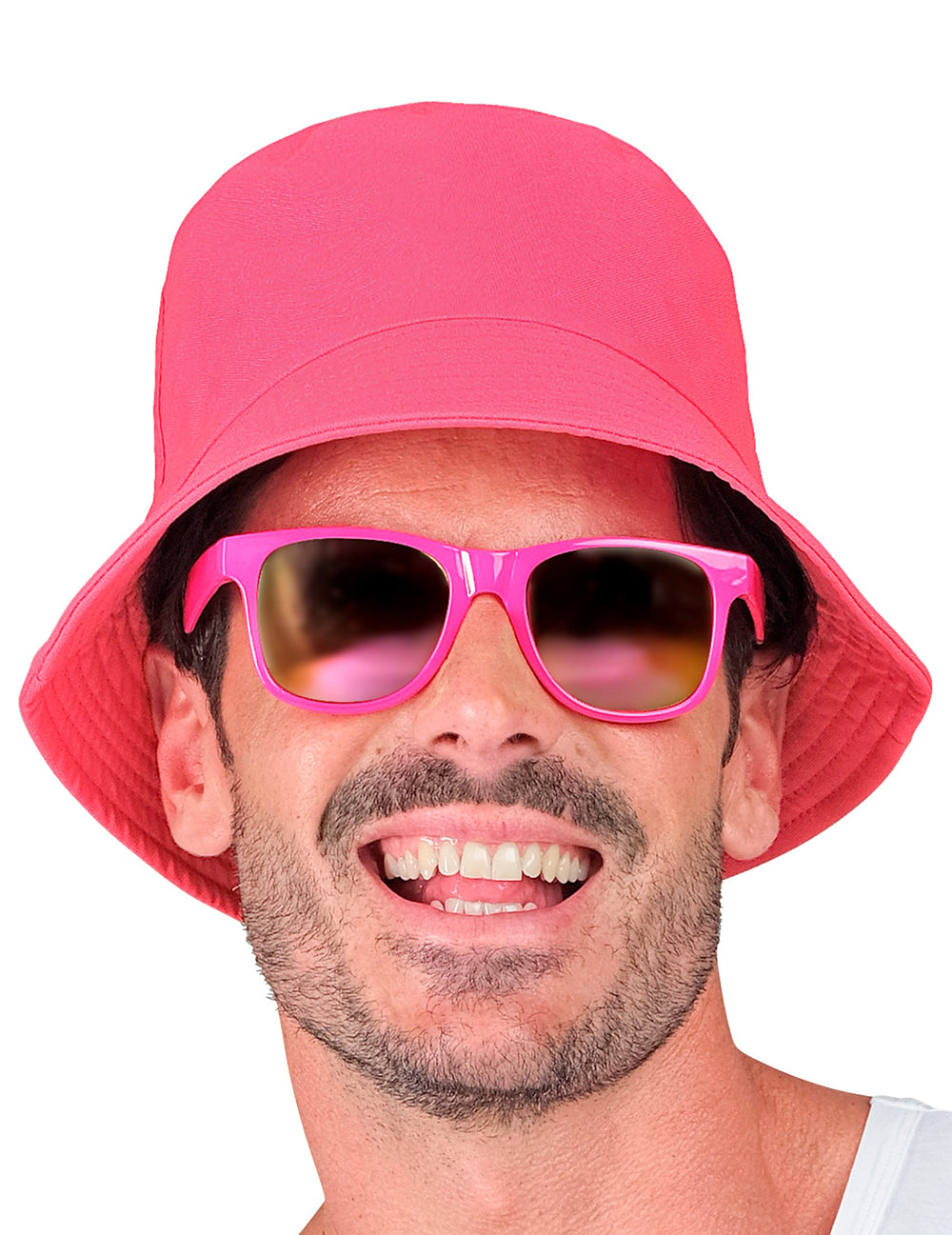 Bob rose fluo pour adulte rose fluo