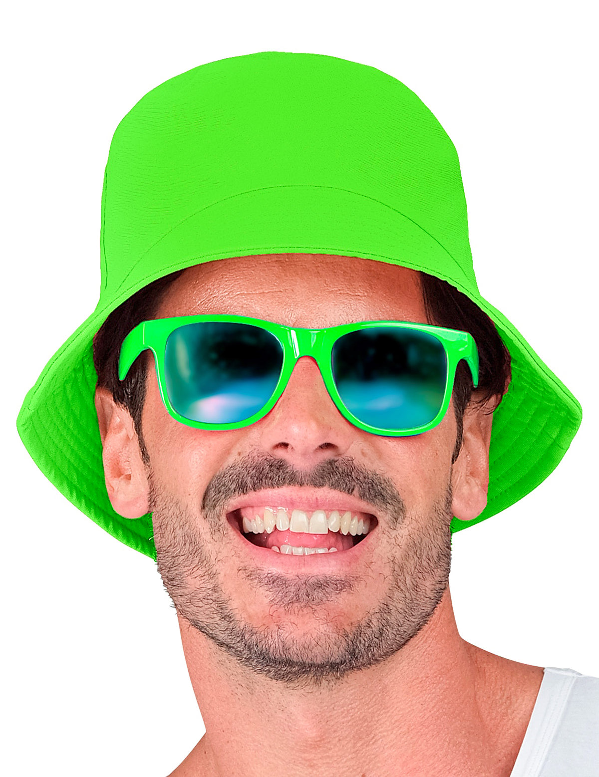 Bob fluo pour adulte vert fluo