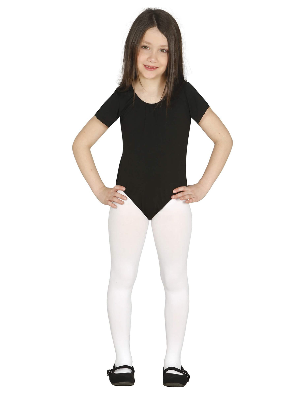 Detské body s krátkymi rukávmi čierna
