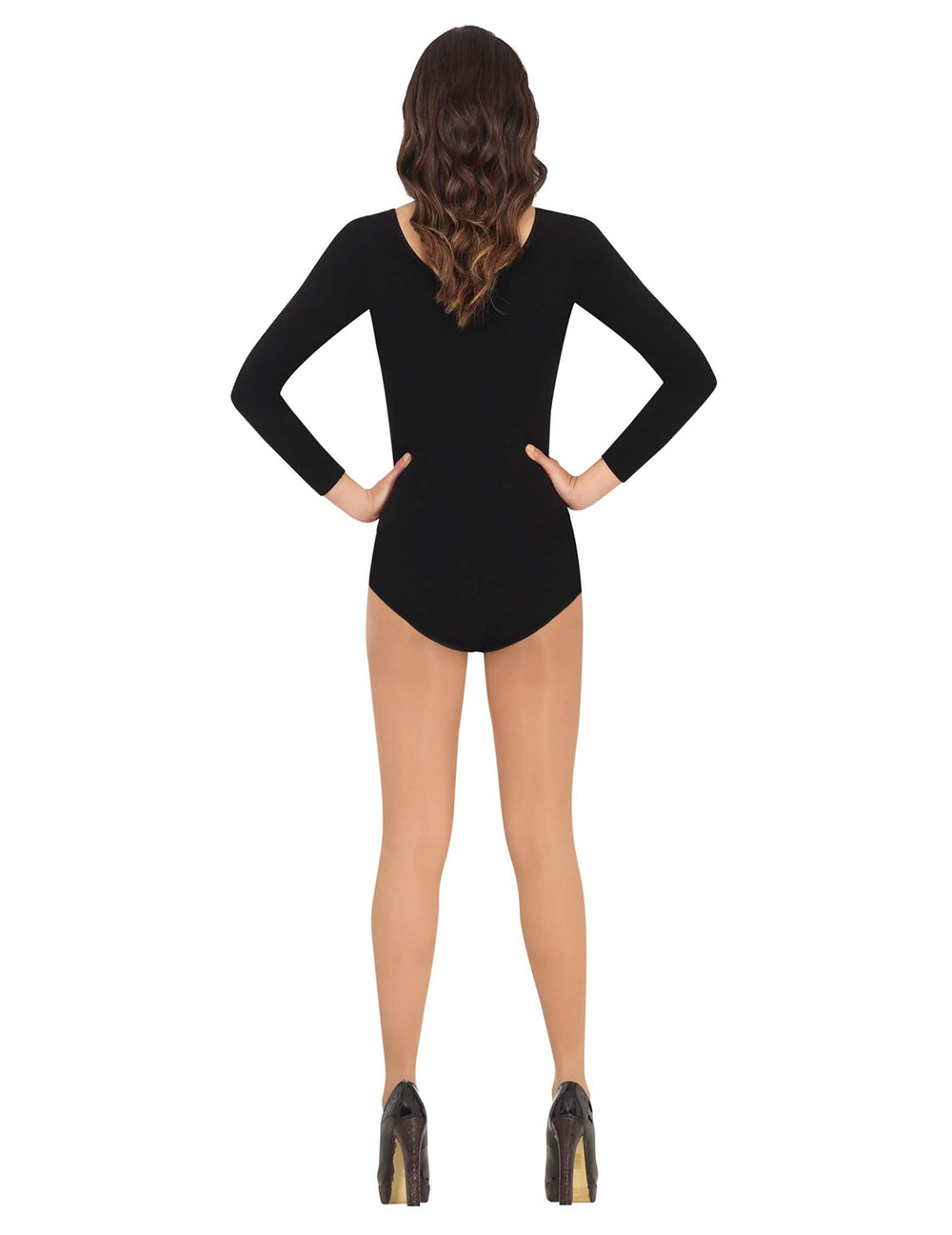 Vue de dos du body manches longues pour femme