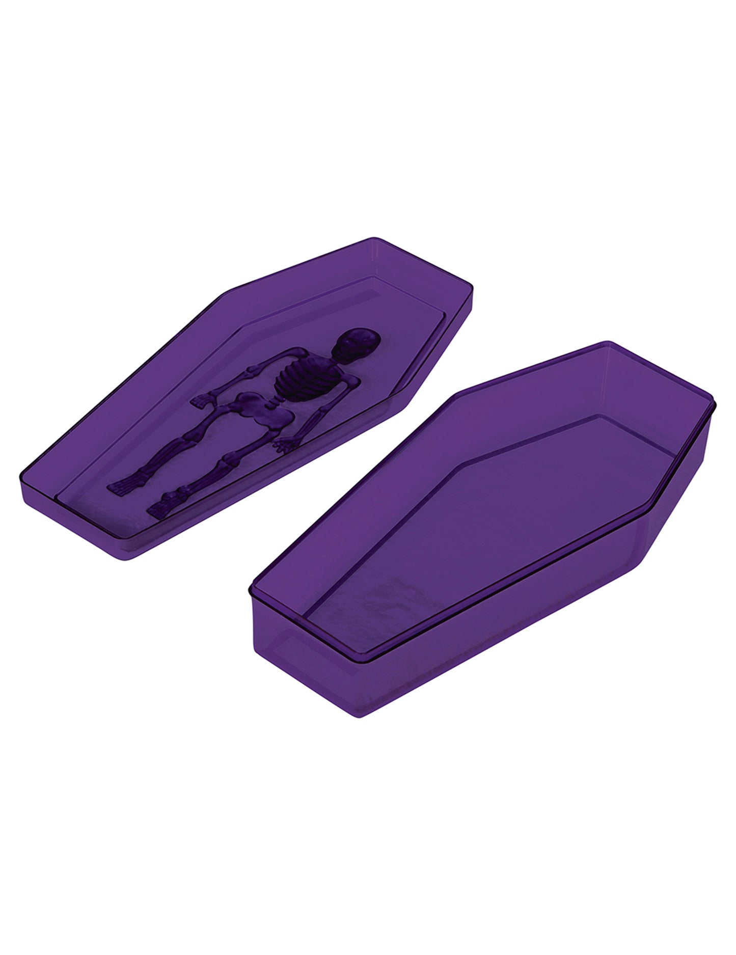 Fialová rakva 19 cm