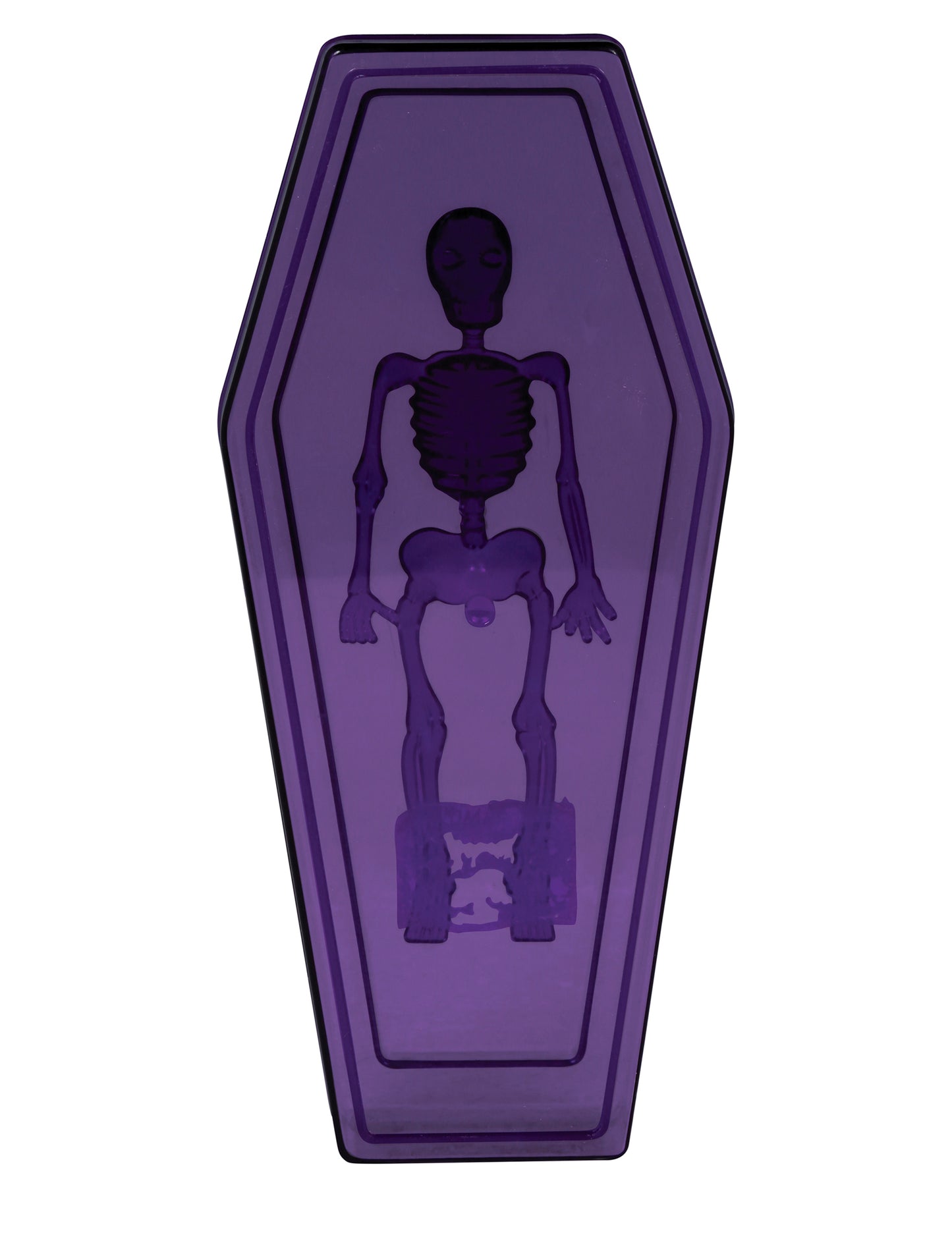 Fialová rakva 19 cm