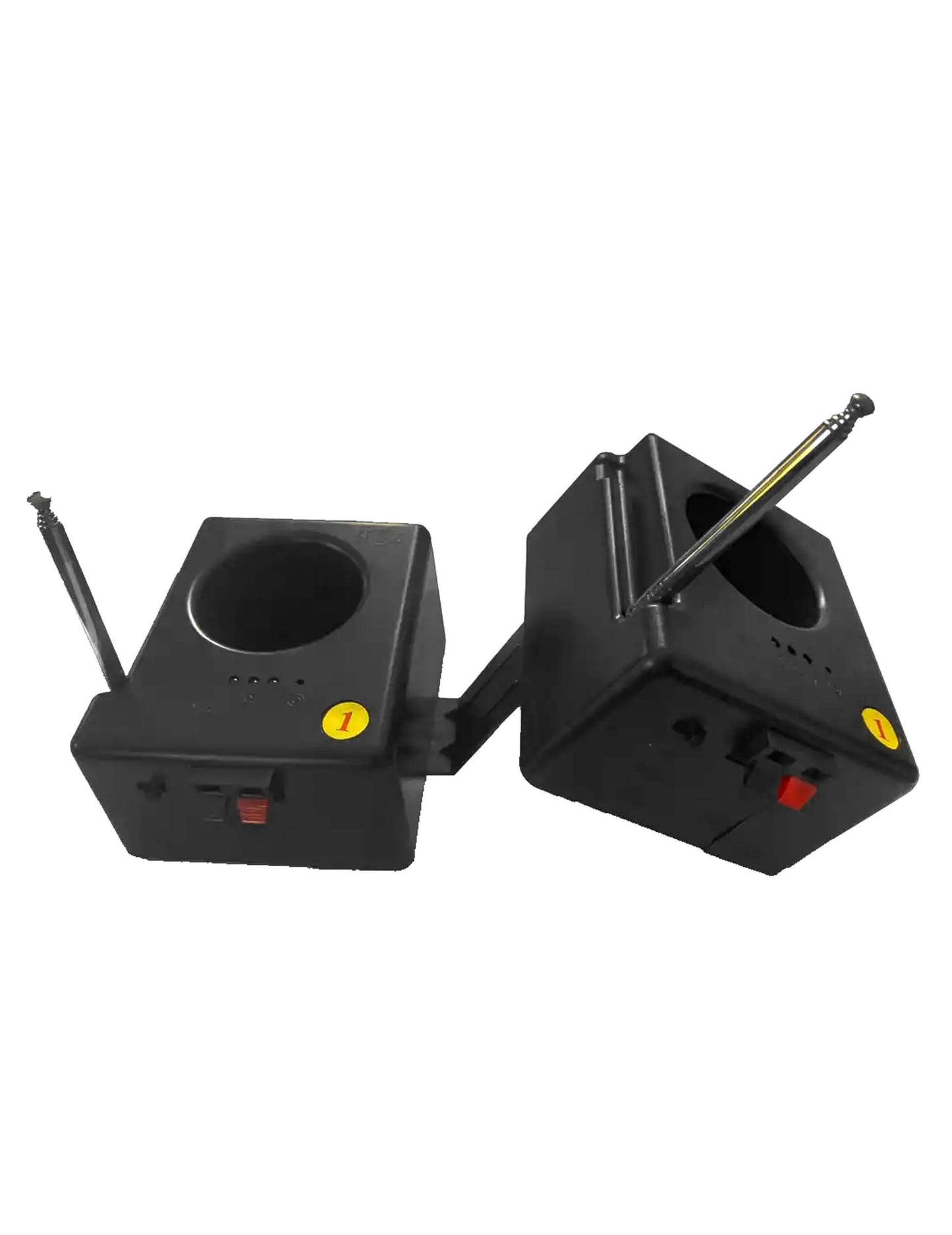 Détail des modules récepteurs du boitier de tir à distance 4 lignes pour jet de scène