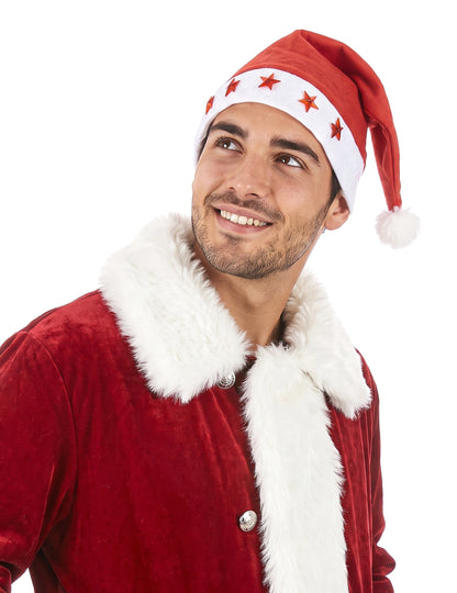 Svetlá čiapka Santa Clausa