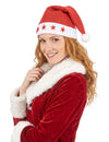 Svetlá čiapka Santa Clausa