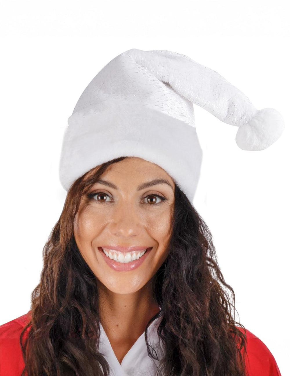 Vue de face du bonnet de Père Noël