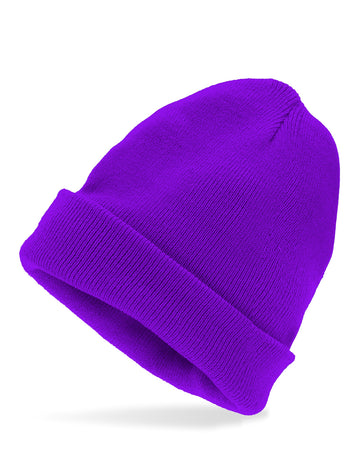 Fialová čiapka pre dospelých