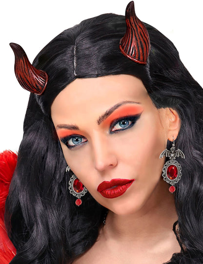 Plešatý halloween červený žena Balle