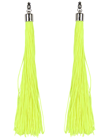 Fluo -fluorescenčné okrajové náušnice pre dospelých