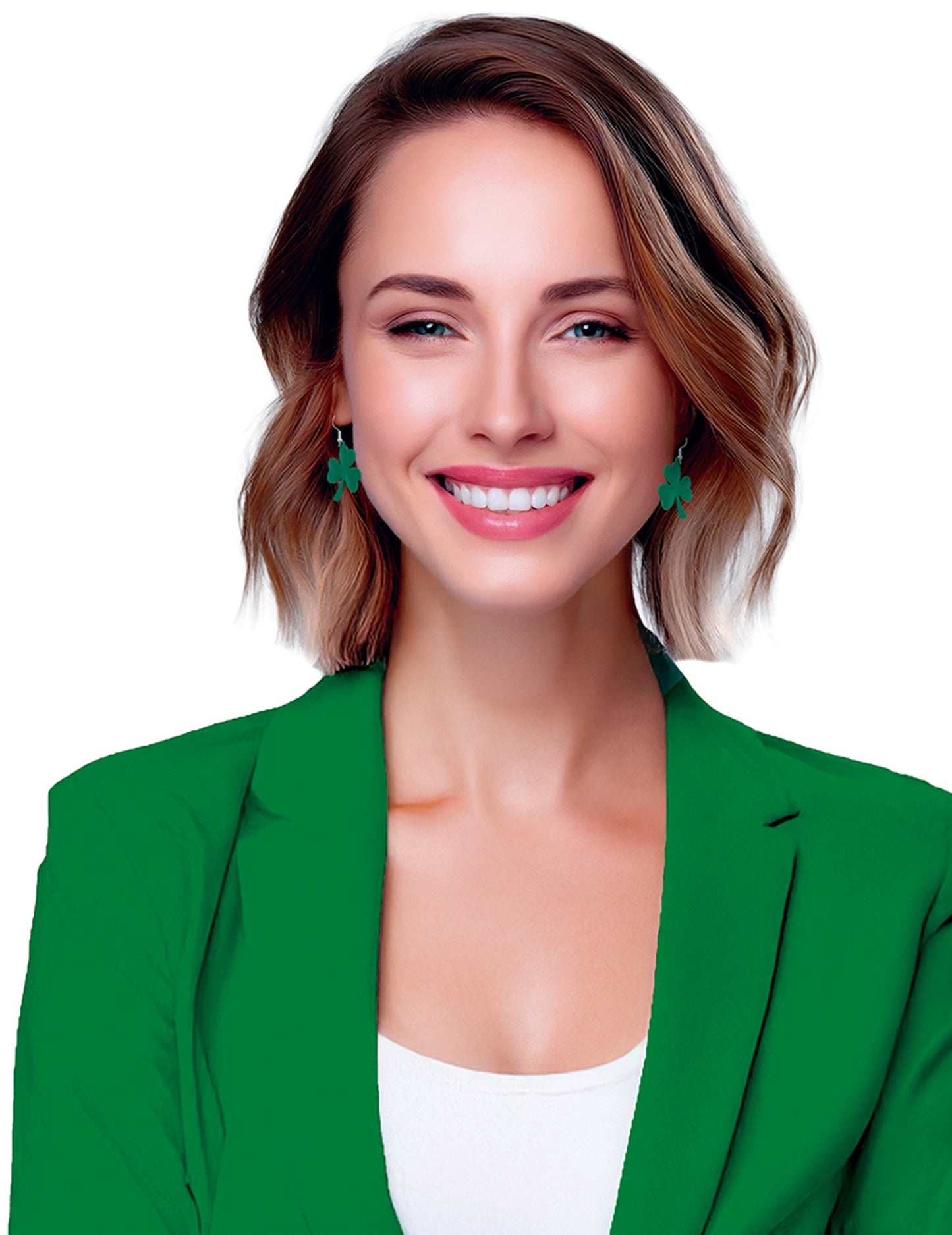 Náušnice trojlístky na Deň svätého Patrika 