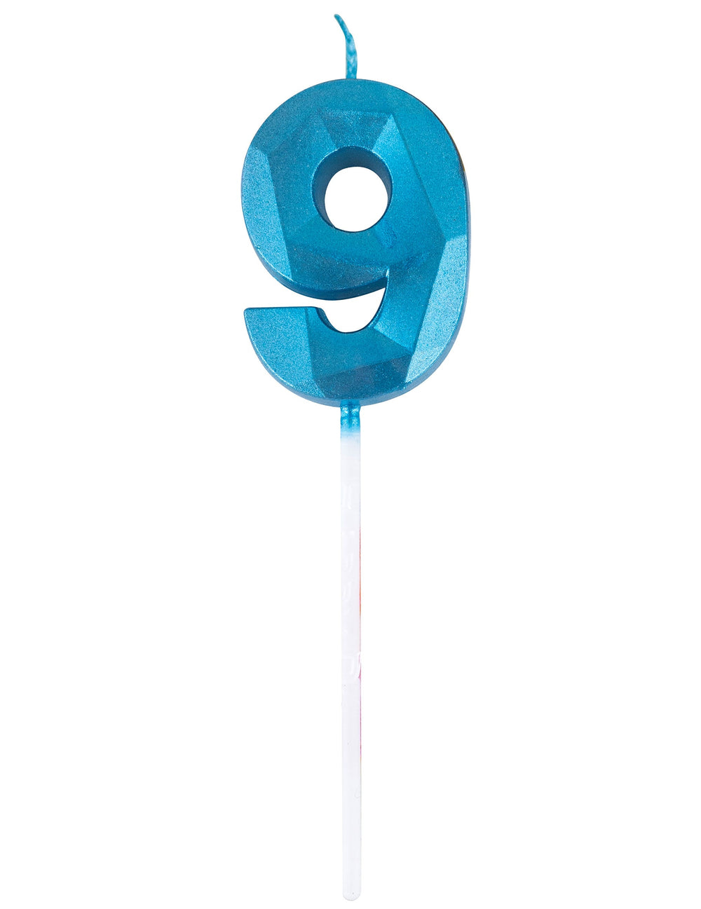 Chiffre 9 de la bougie chiffre pour anniversaire