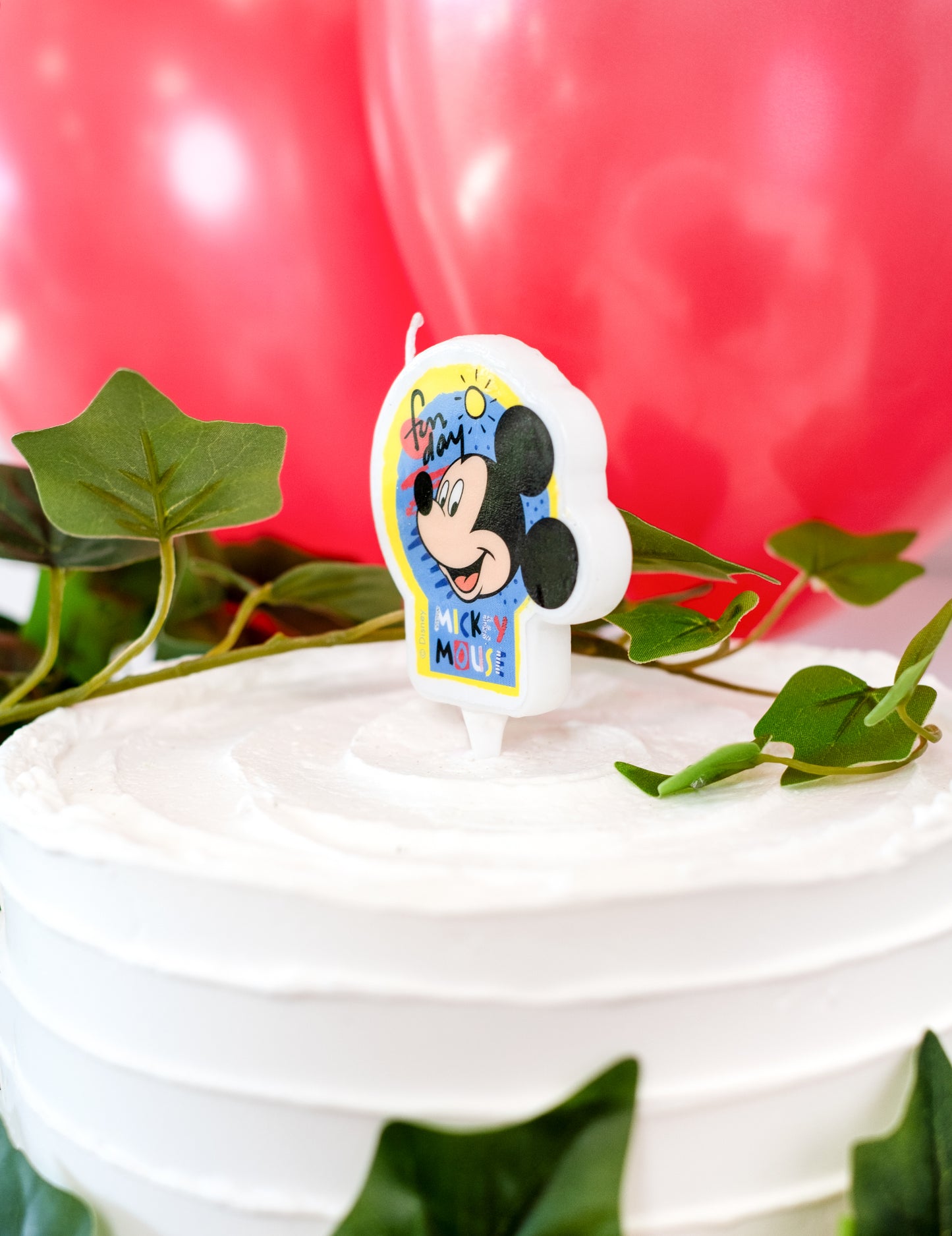 Narodeninová sviečka Mickey™ 7,5 cm 