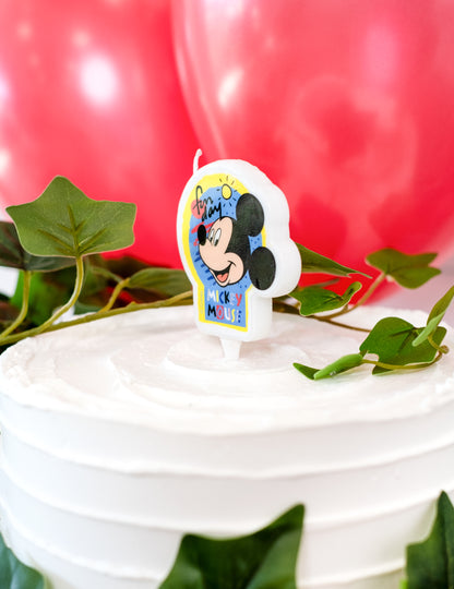 Narodeninová sviečka Mickey™ 7,5 cm 