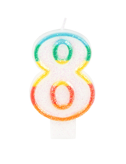 Narodeninové sviečky číslo 8 7,5 cm