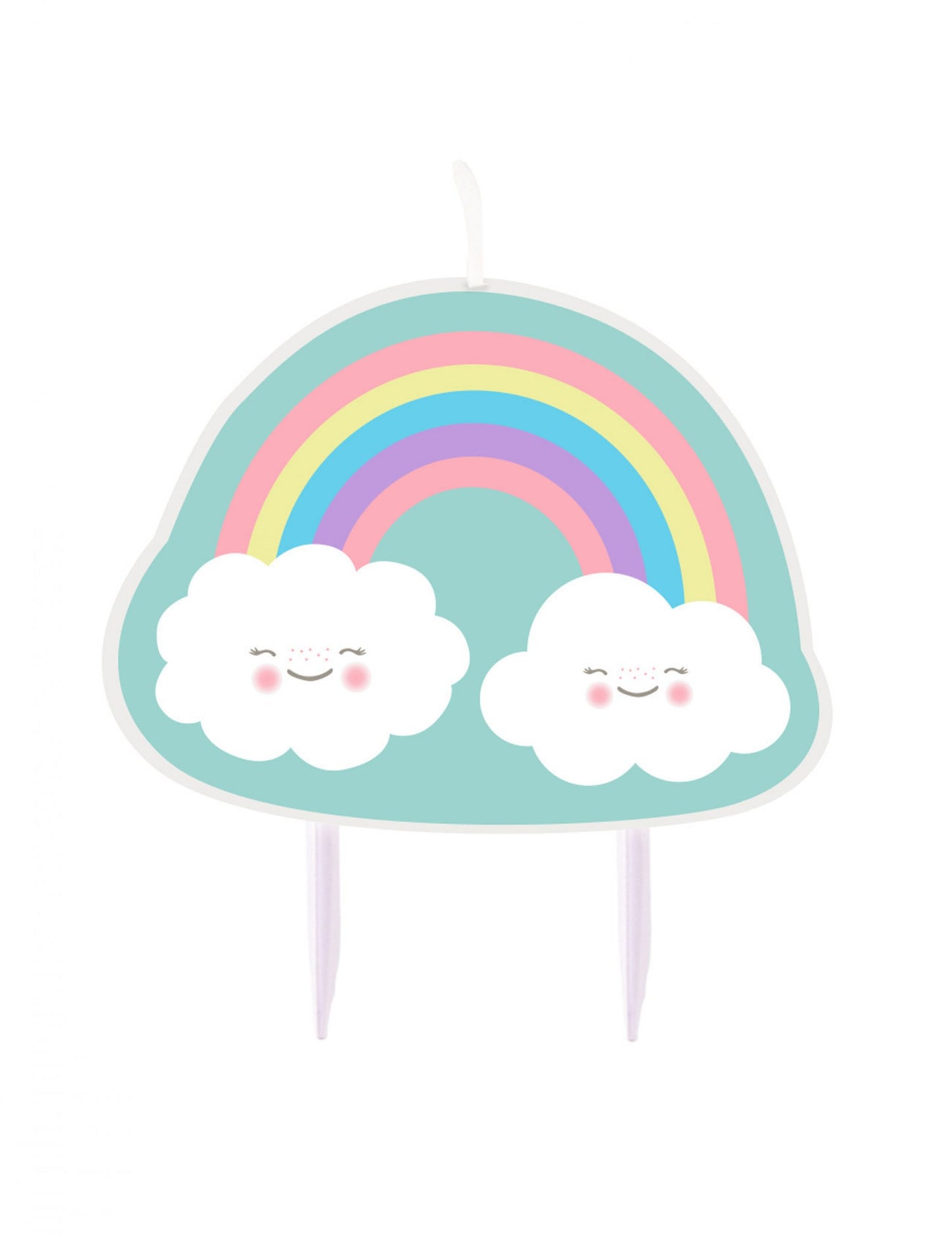 Narodeninová sviečka Rainbow Cloud