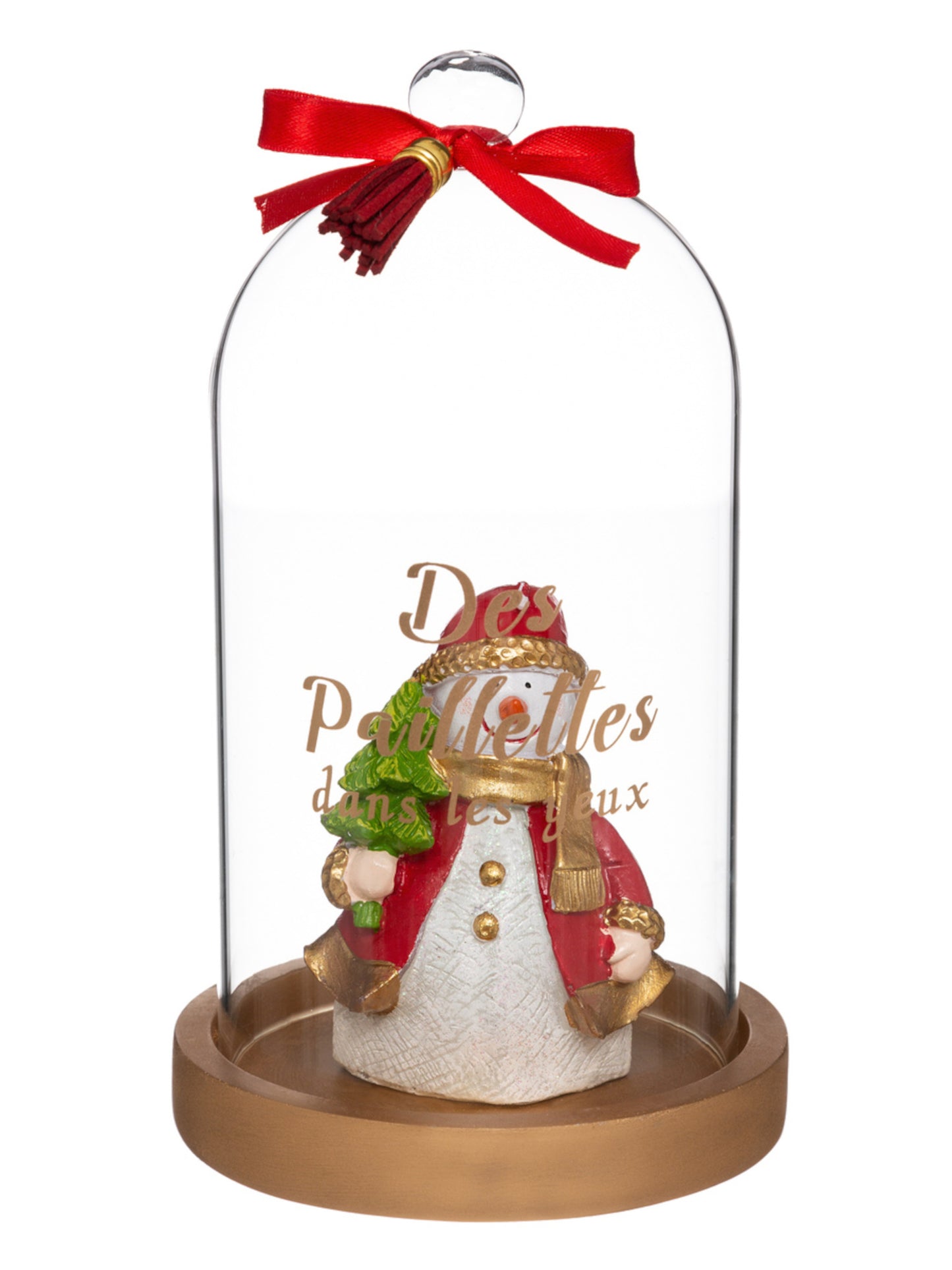 Tradičná sklenená kupolovitá sviečka 19 x 12 cm náhodný vianočný vzor