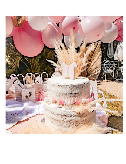 Sviečky k narodeninám, biele, ružové a zlaté trblietky, 4.3 cm na vrchole