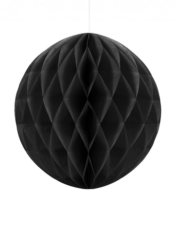 Čierna papierová balónik