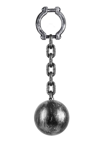 Šedý guľový reťaz pre dospelých s efektom starého kovu