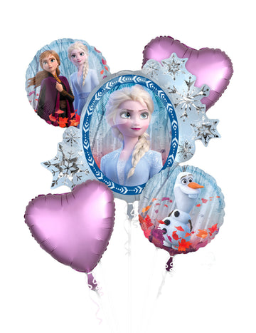 Kytica 5 hliníkových balónov La Queen des Neiges 2