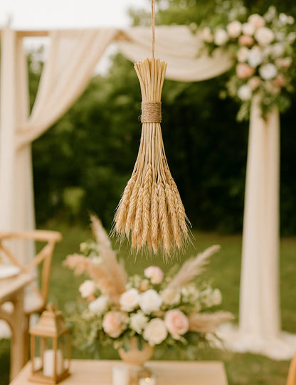 Kytica prírodných pšeničných uší 60 cm