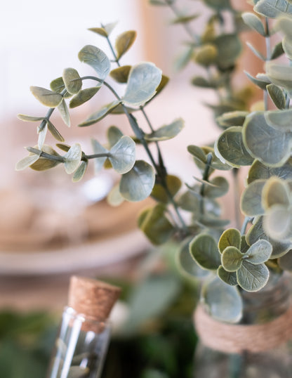 Kytica zelených listov eukalyptu 35 cm rastlinná dekorácia