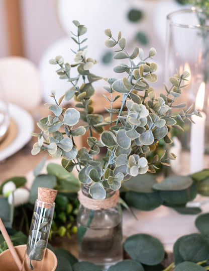 Kytica zelených listov eukalyptu 35 cm rastlinná dekorácia