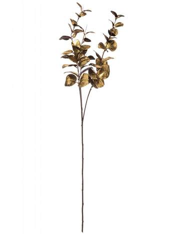 Zlatá eukalyptová vetvička 76 cm 