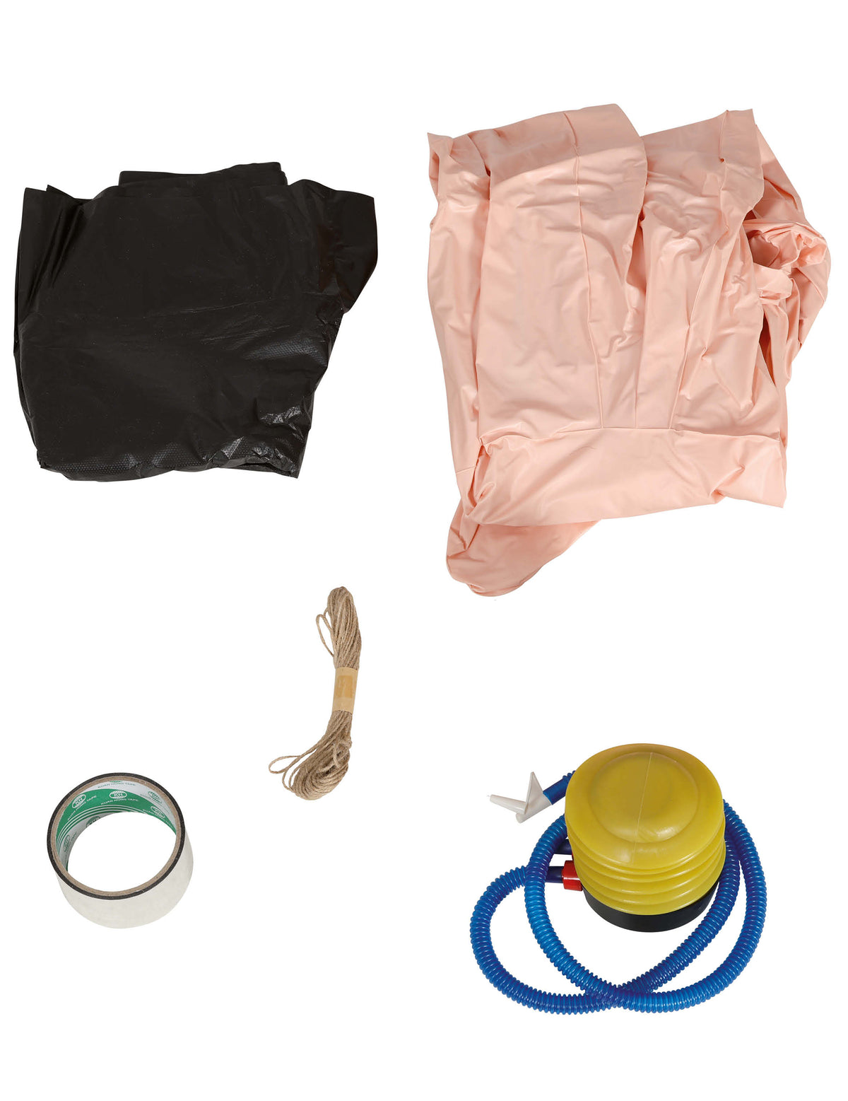 Accessoires inclus de la décoration cadavre dans un sac suspendu gonflable pour Halloween