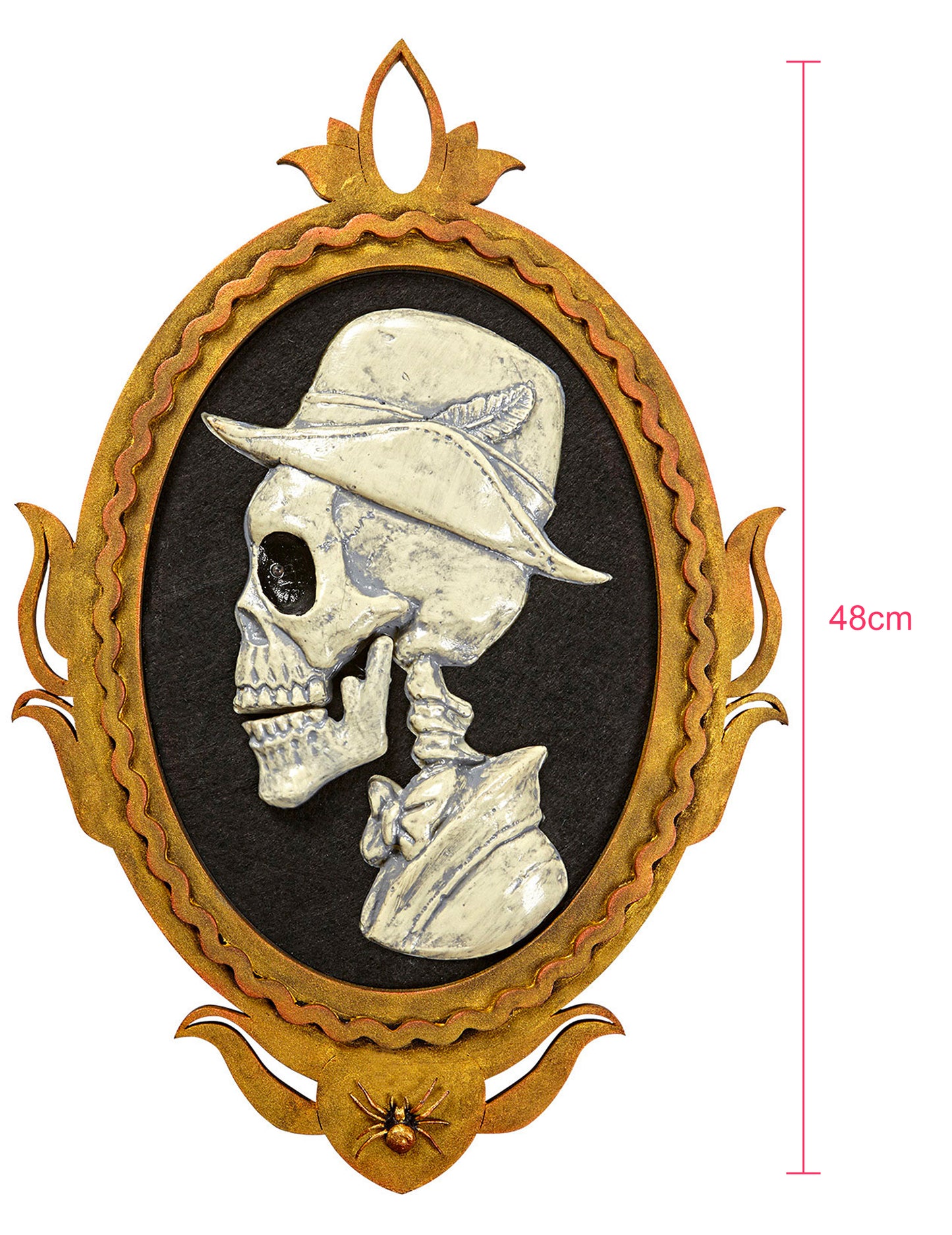 Dimensions du cadre portrait gentilhomme squelette