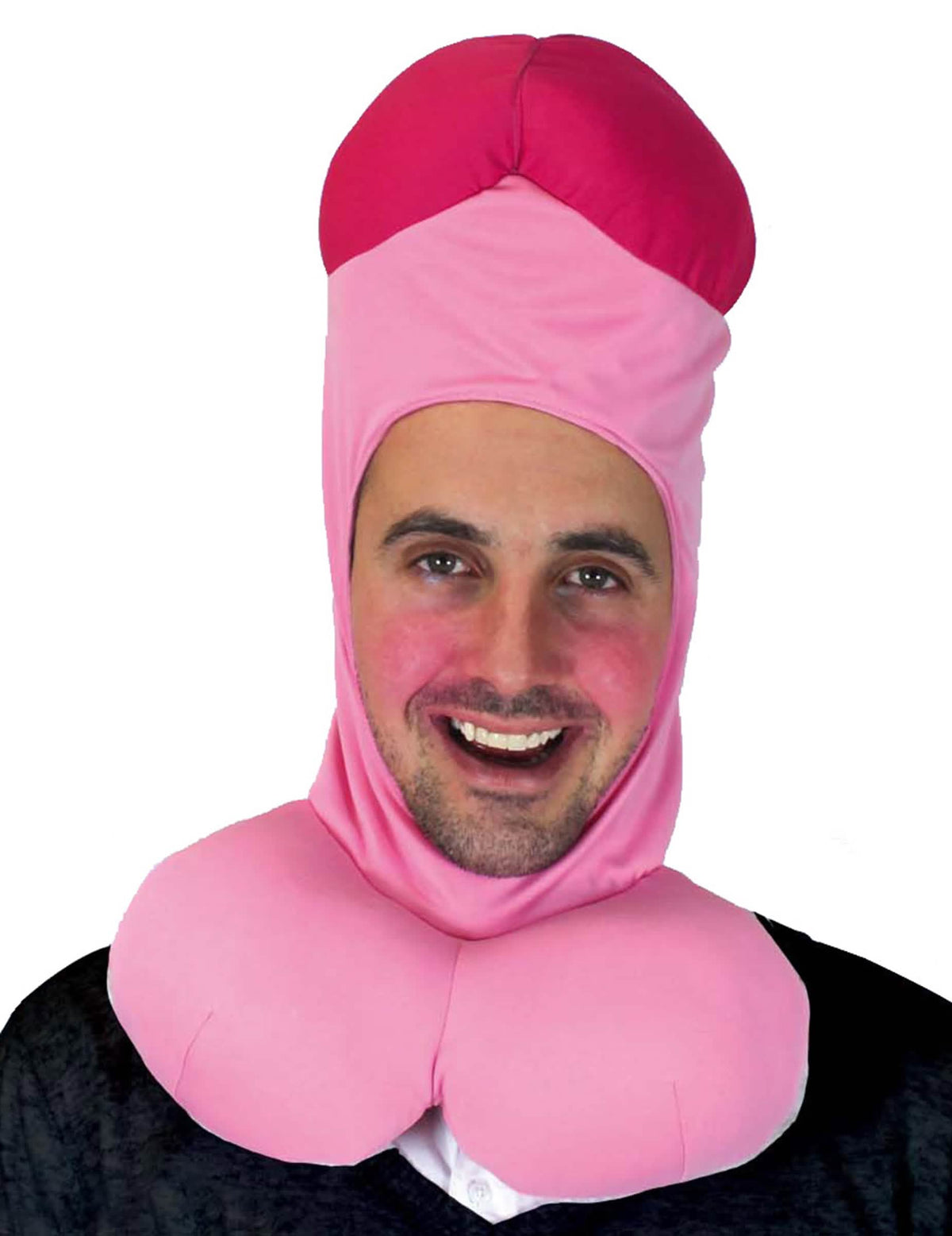 humorné kukla v tvare hlavy žaluda pre dospelý ružová