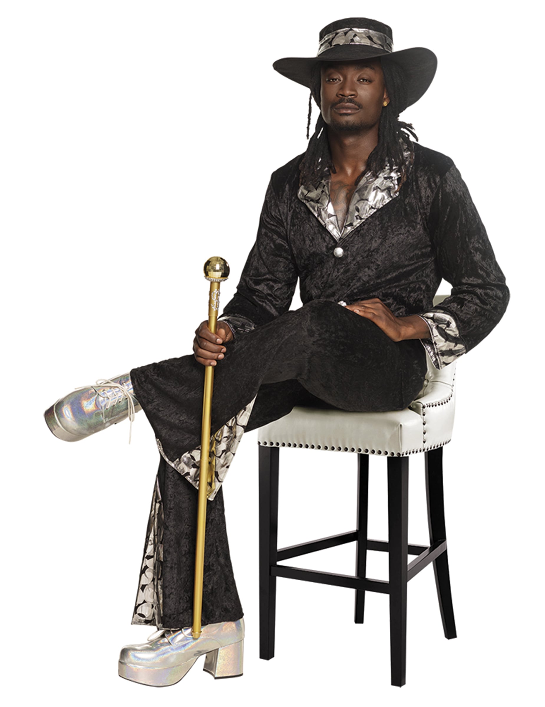Mise en situation de la canne dandy pimp