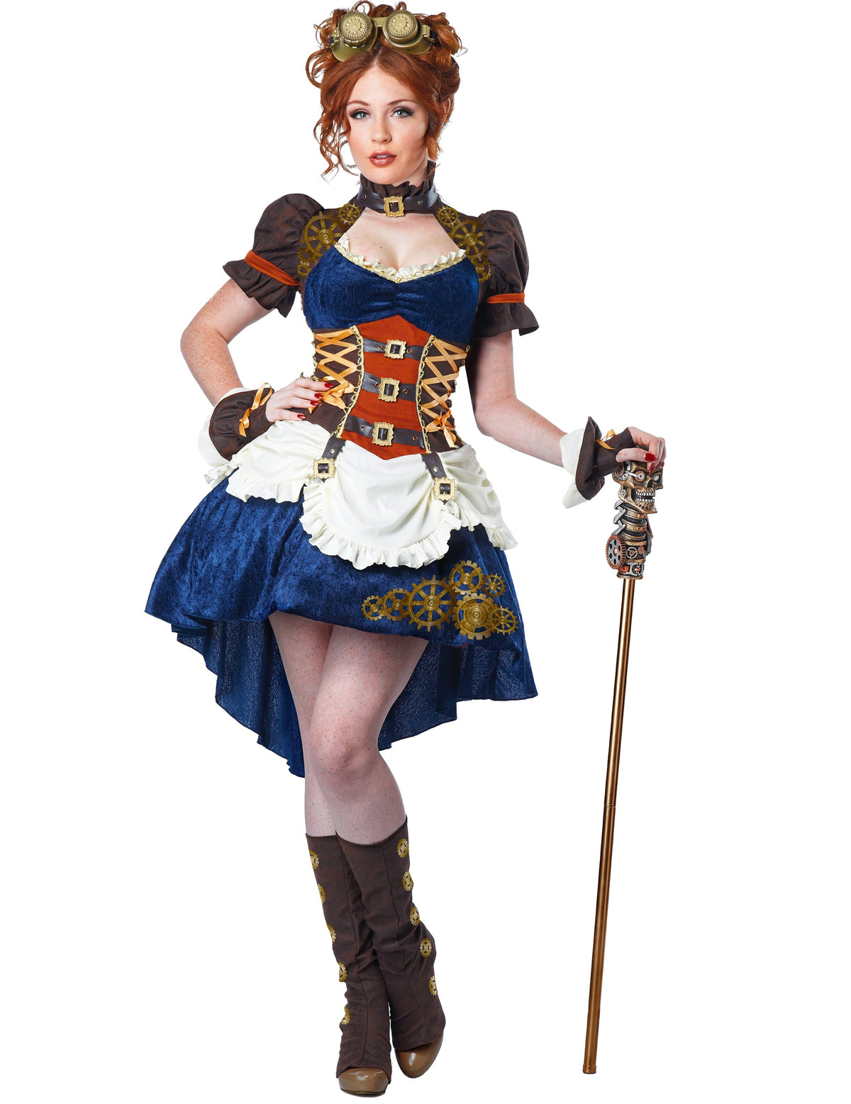 Mise en situation de la canne Steampunk