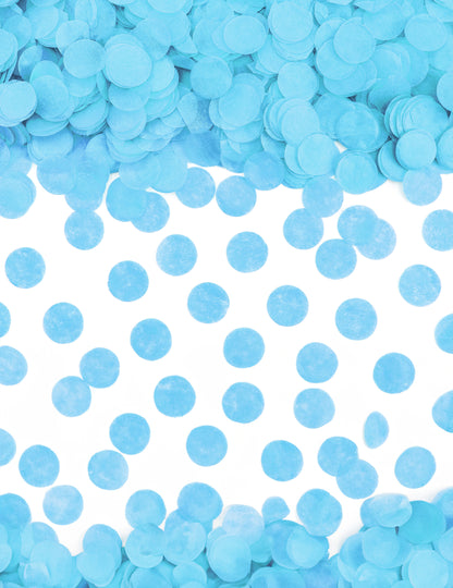 Modrý chlapec s konfetami, 60 cm detská oslava