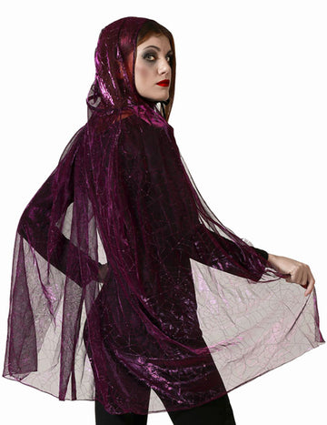 S kapucňou Cape Purple pavúk dospelý