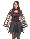 Halloween žena pavúk mys Cape