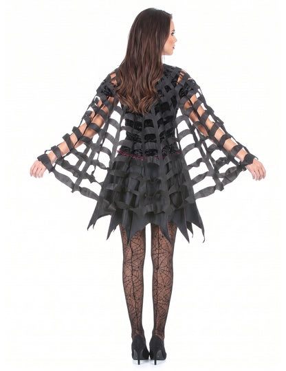 Halloween žena pavúk mys Cape