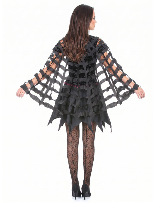 Halloween žena pavúk mys Cape