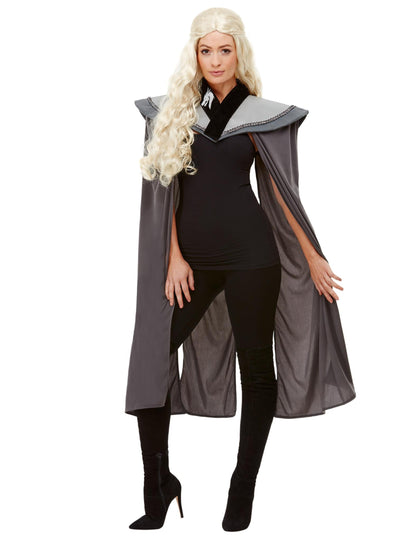 Médieval Grey Woman Cape